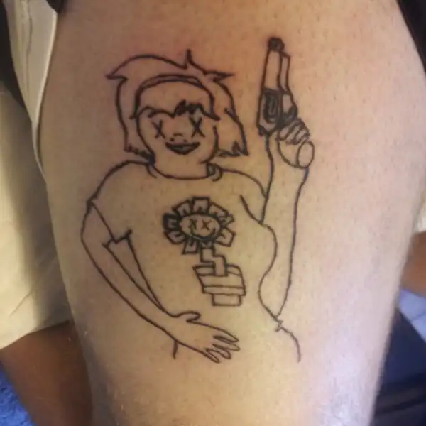 Kerplunk Girl Logo Tattoo