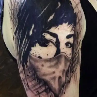 Last of the American Girls Portrait Tattoo