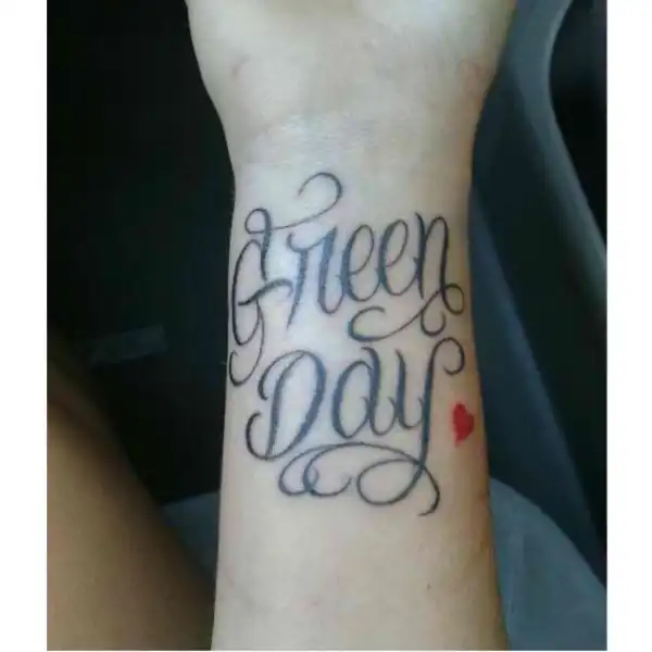 Green Day Logo Tattoo