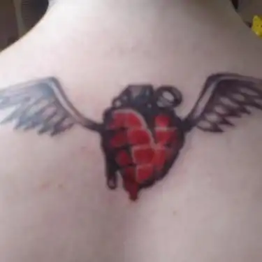American Idiot Heart Grenade Tattoo