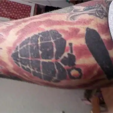 American Idiot Heart Grenade Tattoo