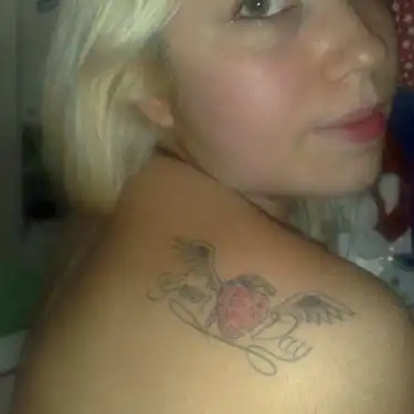 American Idiot Heart Grenade with Wings Tattoo