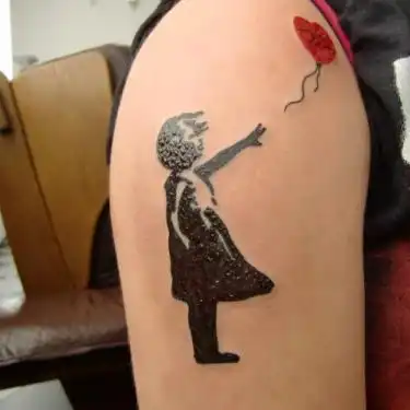 American Idiot Balloon Girl Tattoo