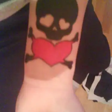 Adeline Records Logo Tattoo