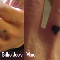 Heart Inspired by Billie Joe Armstrong Tattoo