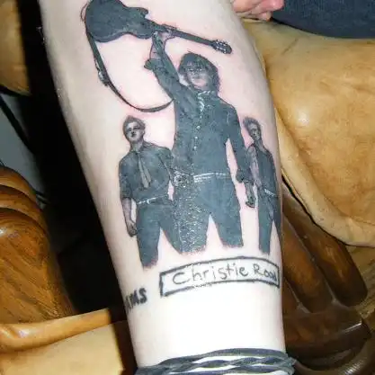 Christie Road Band Portrait Tattoo