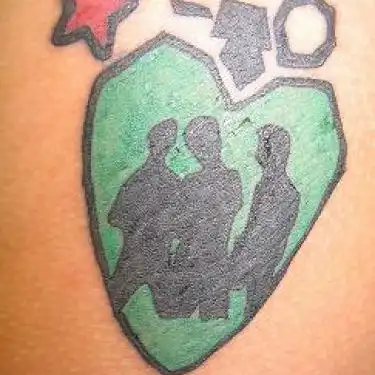 American Idiot Heart Grenade Tattoo