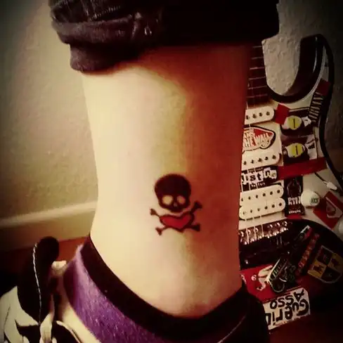 Adeline Records Logo Tattoo