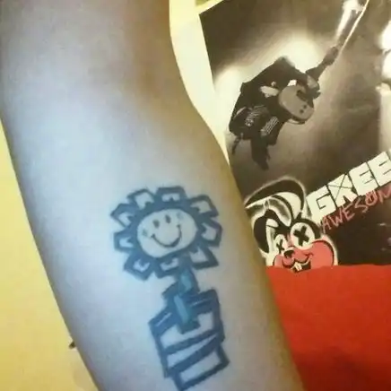 Kerplunk Flower Tattoo