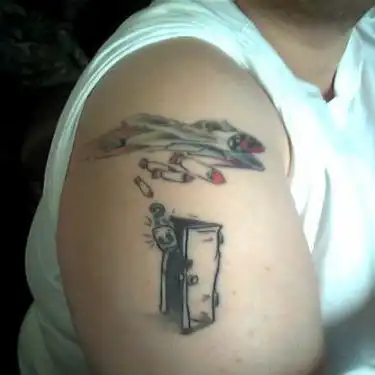 Coming Clean Door Tattoo