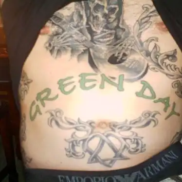 Green Day Logo Tattoo