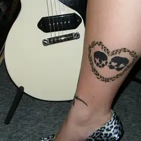 Skull and Heart Tattoo