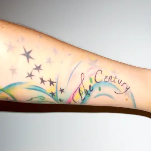 The Century Text Tattoo