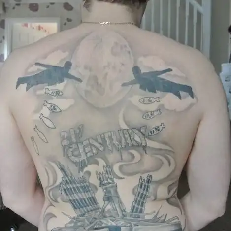 War Imagery Tattoo