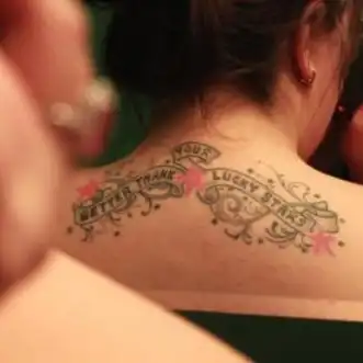 Good Riddance (Time of Your Life) Lyric Tattoo