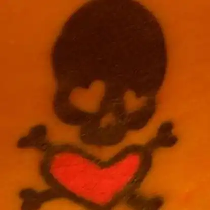 Adeline Records Logo Tattoo