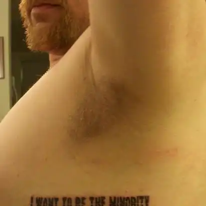 Minority Lyric Tattoo