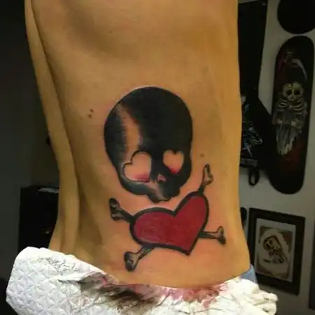 Adeline Records Logo Tattoo