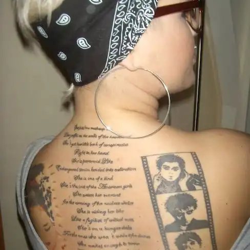 Green Day Lyric Tattoo