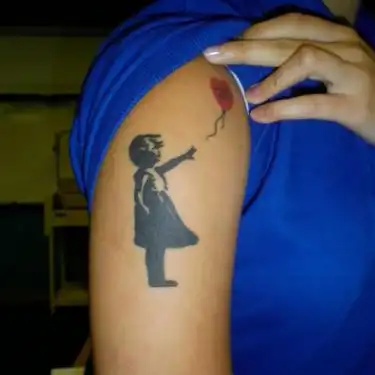 American Idiot Balloon Girl Tattoo