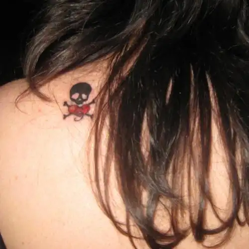 Adeline Records Logo Tattoo