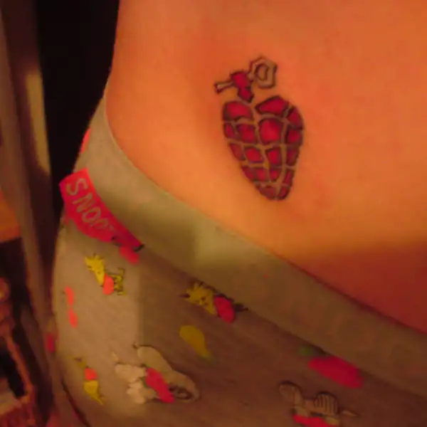 American Idiot Heart Grenade Tattoo