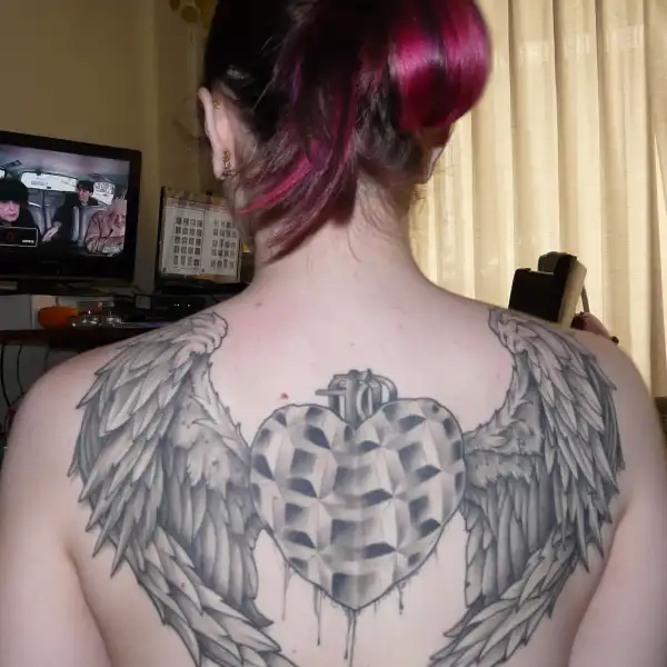 American Idiot Heart Grenade Tattoo