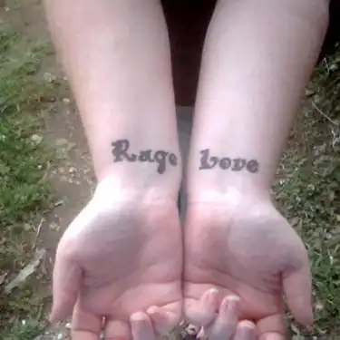 Rage and Love Tattoo
