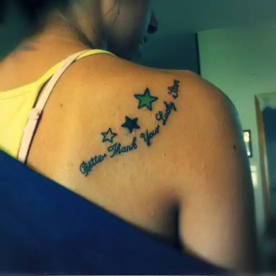 Good Riddance (Time of Your Life) Lyric Tattoo