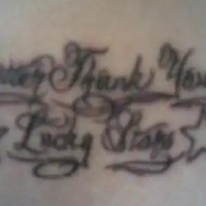 Good Riddance (Time of Your Life) Lyric Tattoo