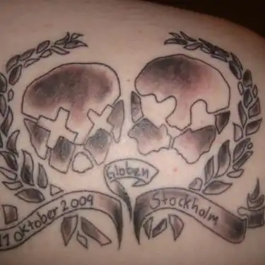 21st Century Breakdown Twin Skulls Tattoo