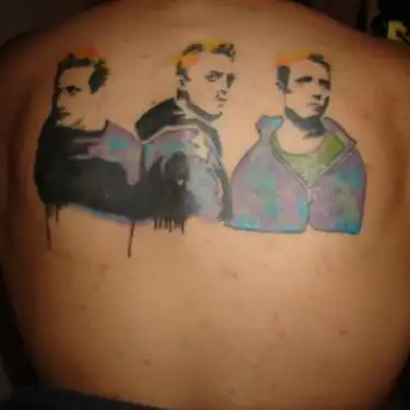 Billie Joe, Mike Dirnt, and Tré Cool portrait