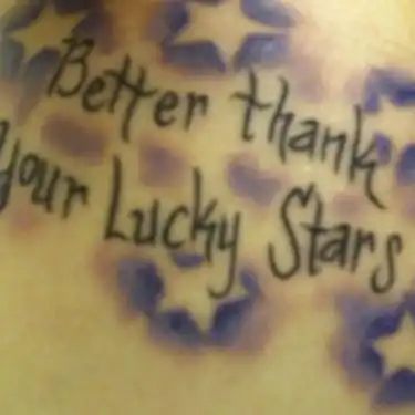 Good Riddance (Time of Your Life) Lyric Tattoo