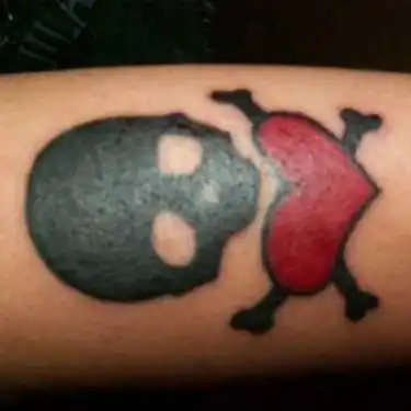Adeline Records Logo Tattoo