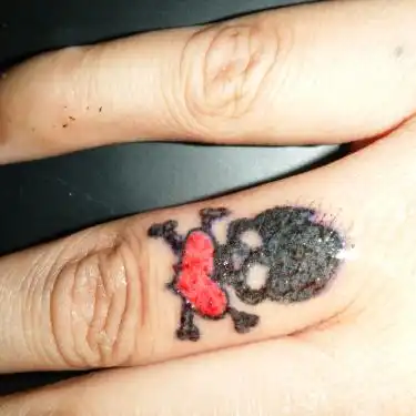 Adeline Records Logo Tattoo