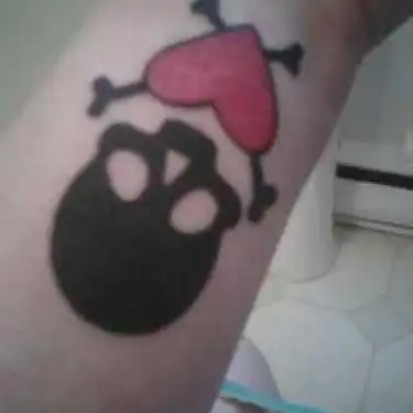 Adeline Records Logo Tattoo