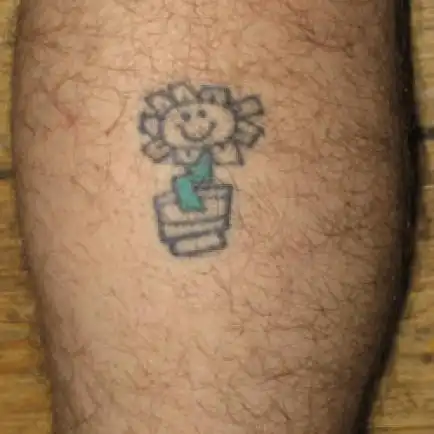 Kerplunk Flower Tattoo