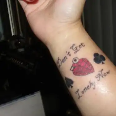 American Idiot Heart Grenade Tattoo