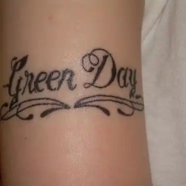 Green Day Logo Tattoo