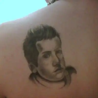 Tré Cool Portrait Tattoo