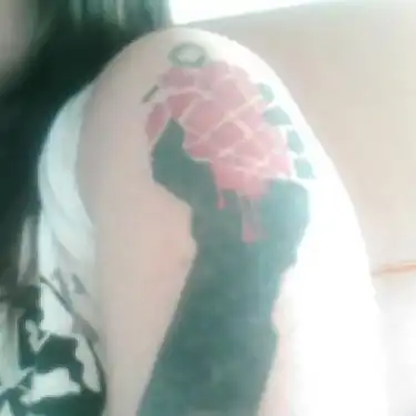 American Idiot Heart Grenade Tattoo
