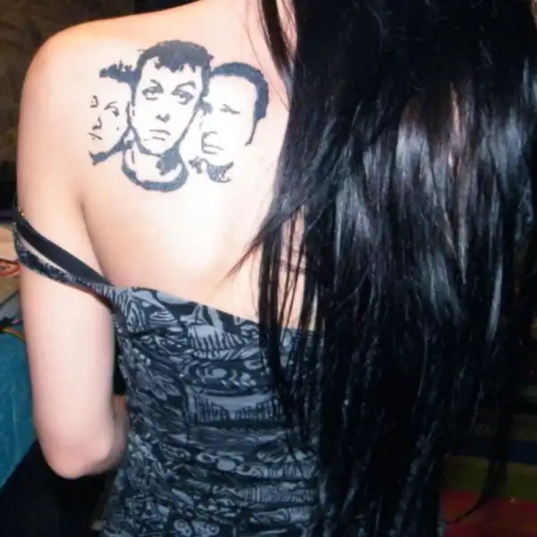 Green Day Portrait Tattoo