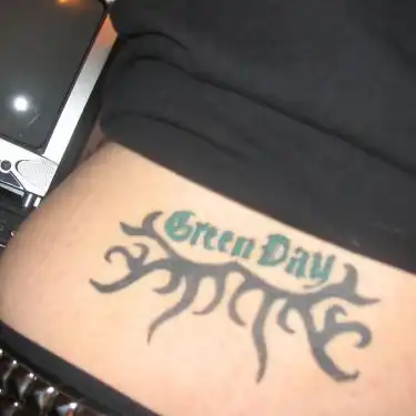 Green Day Logo Tattoo