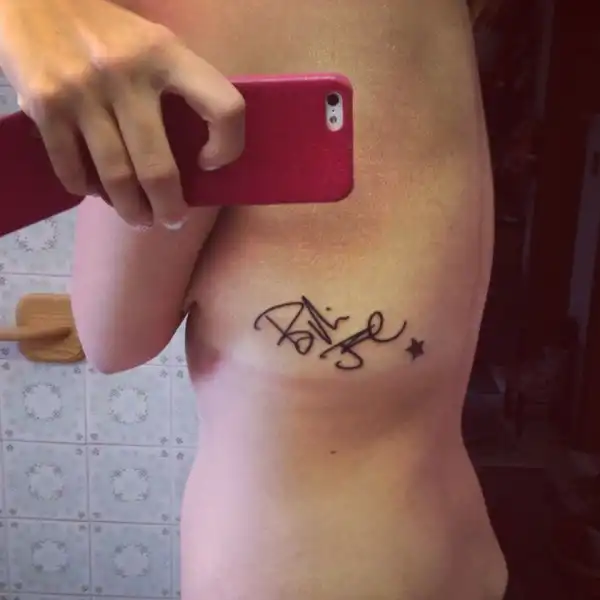 Billie Joe Signature Tattoo