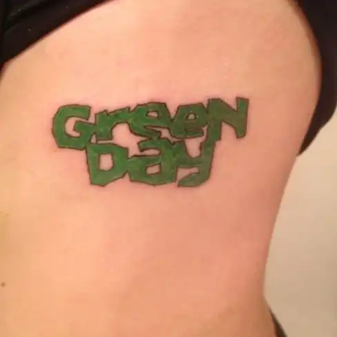 Green Day Logo Tattoo