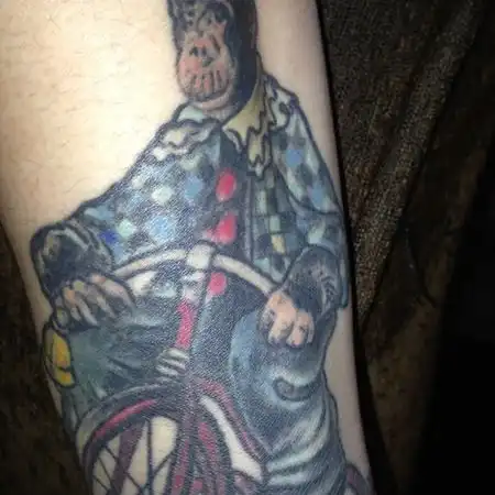 Clown Monkey Tattoo