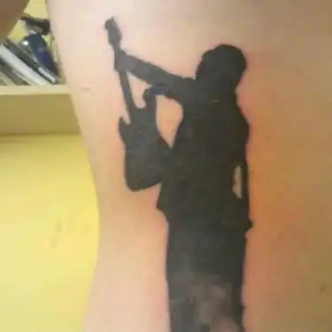 Billie Joe Silhouette Tattoo