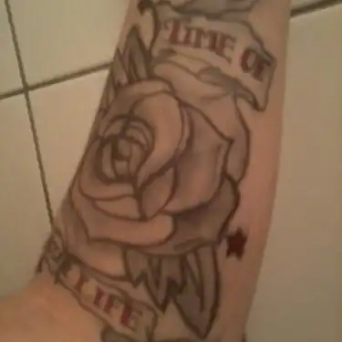 Good Riddance Time of Your Life Rose Tattoo