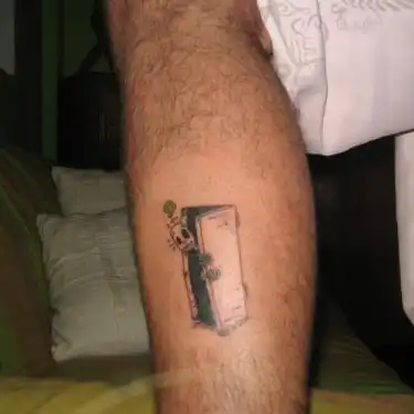 Coming Clean Skeleton Tattoo