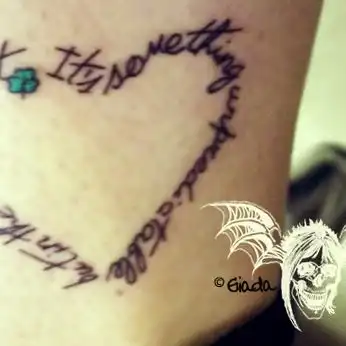 Green Day Lyrics Heart Tattoo